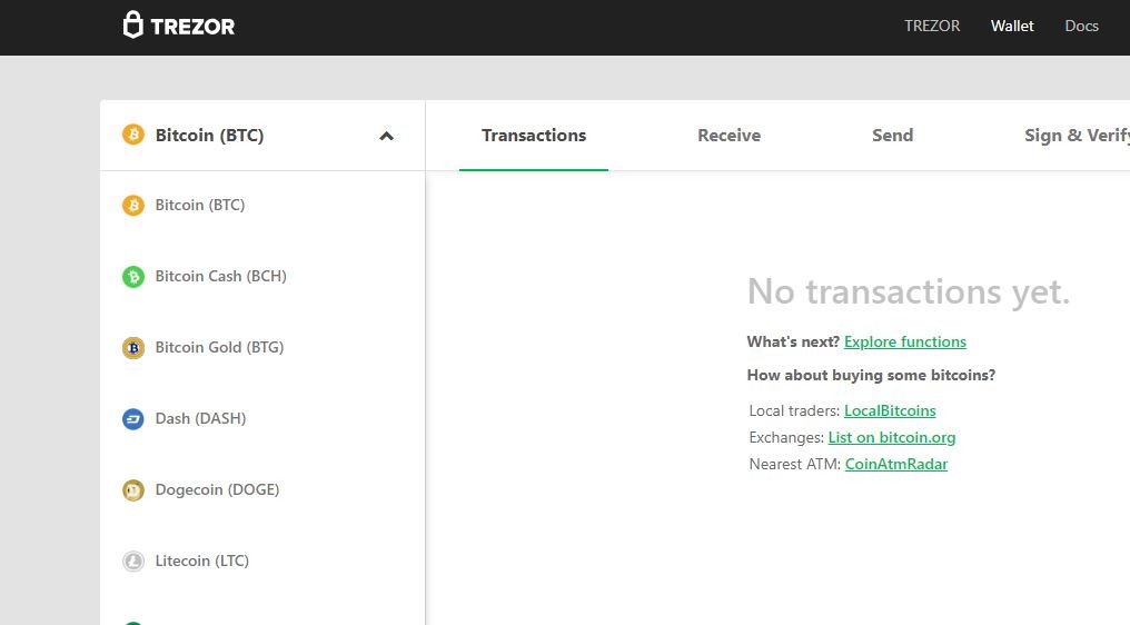Select Ethereum from options